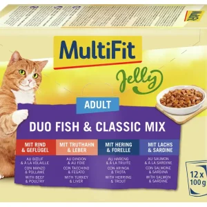 Direkt Vom Hersteller Multifit Adult Jelly Duo Fish Classic 12x100 g